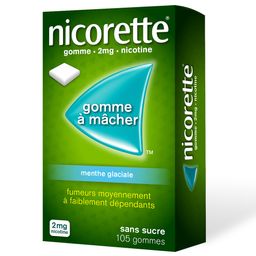 Nicorette® menthe glaciale s/s 2 mg