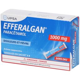 EFFERALGAN 1g - Granulés en sachet - Arôme Cappucino