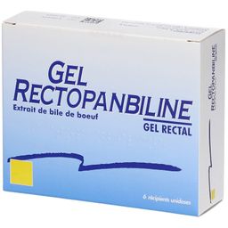 Rectopanbiline - Gel rectal - Constipation - 6 unidoses