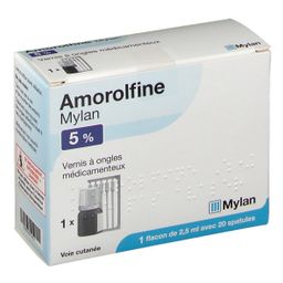 AMOROLFINE VIATRIS 5% VERNIS