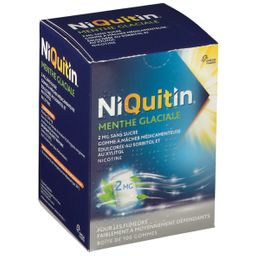 NiQuitin® Menthe Glaciale 2 mg sans sucres