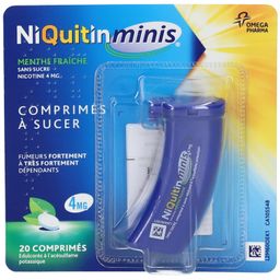 NiQuitinMinis® Menthe Fraîche 4 mg Sans Sucre