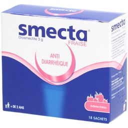 Smecta 3g Fraise – Traitement de la diarrhée aiguë et des troubles digestifs