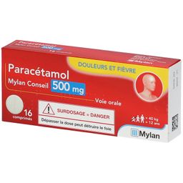 Paracétamol Mylan Conseil 500 mg