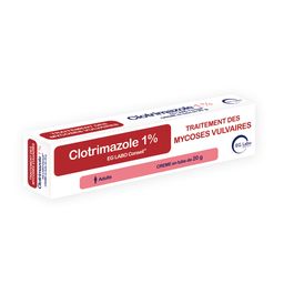 EG Labo Clotrimazole Crème 1% pour mycose vulvo-vaginale