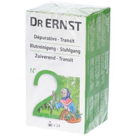 DR. ERNST's Nr 2 TISANE DÉPURATIVE-TRANSIT avec du séné et du bouleau