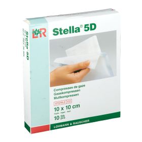 Stella 5D Compresses Stériles 10X10cm