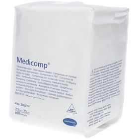 Hartmann Medicomp Compresse 4 Plis 7.5 x 7.5 cm