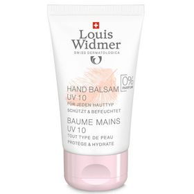 Louis Widmer Baume Mains UV 10 sans parfum