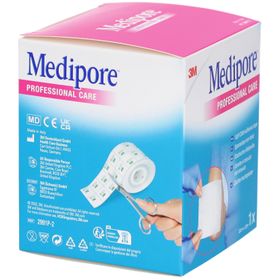3M Medipore Pansement Adhésif Chirurgical Doux 10 x 10cm 2991/2