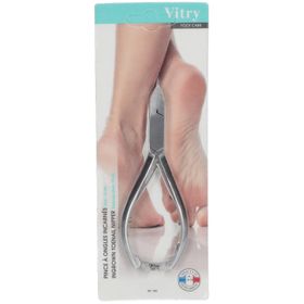 Vitry Pince à ongles en inox spéciale pour ongles incarnés