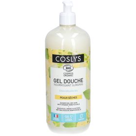 Coslys Gel douche pour peaux sèches au chèvrefeuille bio