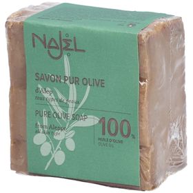 Najel Savon Pur Olive D'Alep 100% Huile D'Olive Tous Types De Peaux Visage/Corps/Cheveux
