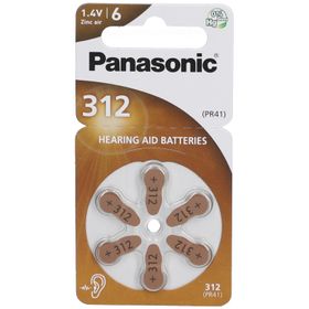 Panasonic® Zinc Air Piles PR 312H 1,4V Brun
