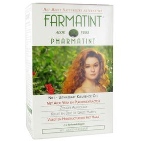 FARMATINT Gel Colorant Permanent Châtain Doré 4D