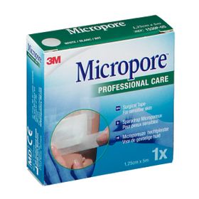 3M Micropore™ Sparadrap microporeux 5 m x 1,25 cm