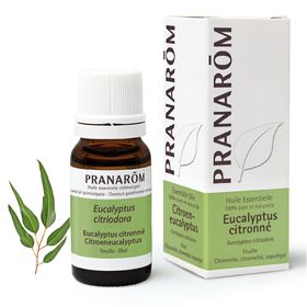 PRANARÔM - Eucalyptus Citronné - Huile Essentielle Chémotypée - Articulations Et Muscles - 100 % Pure Et Naturelle - HECT - 10 ml