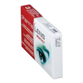 PharmaLens Lentilles mensuelles Dioptrie -6.50