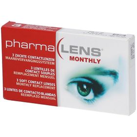 PharmaLens MONTHLY Lentilles de contact mensuelles +1.25