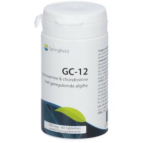 Springfield GC-12 glucosamine & chondroïtine avec libération contrôlée