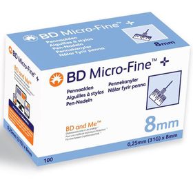 BD Micro-Fine + 8 mm 31g