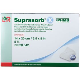 Suprasorb® X PHMB Stérile 14 x 20 cm