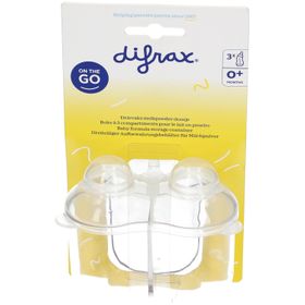 difrax® Boîte à 3 compartiments pour le lait en poudre