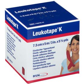Leukotape K Rouge 7,5cm x 5m