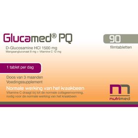 GlucaMed PQ Glucosamine HCl 1500 mg