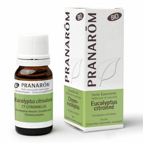 PRANARÔM - Eucalyptus Citronné Bio - Huile Essentielle Chémotypée - Articulations Et Muscles - 100 % Pure Et Naturelle - HECT - 10 ml