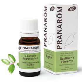 PRANARÔM - Gaulthérie Odorante Bio - Huile Essentielle Chémotypée - Pour Cosmétiques - 100 % Pure Et Naturelle - HECT - 10 ml