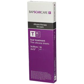  BAP SCAR CARE T Pansement Silicone Cicatrice Transparent 5 x 30 cm