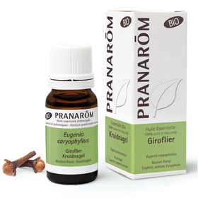 PRANARÔM - Giroflier Bio - Huile Essentielle Chémotypée - Hygiène Bucco Dentaire & Santé Digestive - 100 % Pure Et Naturelle - HECT - 10 ml