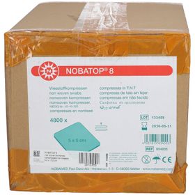 Nobatop® 8 Compresses en nontissé 5 x 5 cm