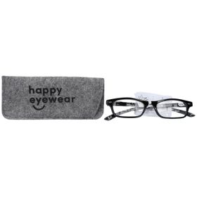 pharmaGLASSES® Lunettes de lecture Noir +2.50