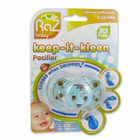 RaZ Baby® Keep-It-Kleen® Pacifier Sucette Elfy Eléphant (Couleur non sélectionnable)