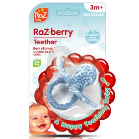 Raz Baby® RaZ-Berry Anneau de dentition Bleu