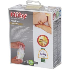 NÛBY Biberon Natural Touch à col large en PP
