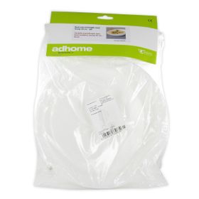 Assiette Bord Eleve Scoop Blanc 23 cm