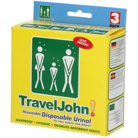 TravelJohn! Sacs urinaire