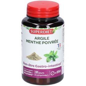 SUPERDIET Argile verte Montmorillonite + Menthe poivrée