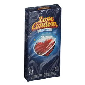 Love Condom® Sensitive 6 Préservatifs lubrifiés