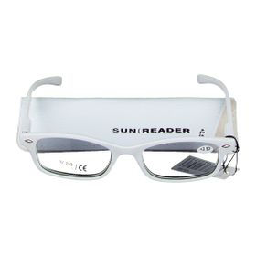 SUNREADER® Lunettes de lecture, solaire Blanc +3.50