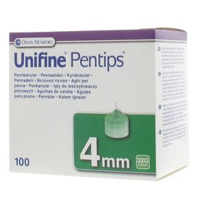 Unifine® Pentips® Aiguilles pour stylos stérile 32G 4mm AN3541