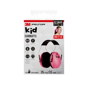 3M Peltor™ Kid™ Casque antibruit enfants Rose fluo