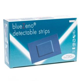 BlueZeno Detectable Strips Stérile 7,5cm x 5cm