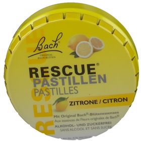 Bach Bloesem Rescue Pastilles Citron Sans Sucre