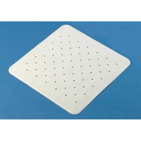 Tapis de Douche/Bain Anti-Dérapant Blanc 54x54cm
