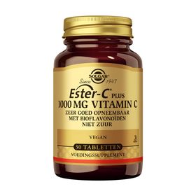 Solgar Ester C® Plus 1000 mg - Vitamine C - Immunité - 30 comprimés