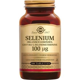Solgar Sélénium - Antioxydant - Beauté - Stress oxydatif - 100 comprimés